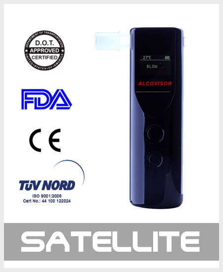 Alcohol tester breathalyzer Satellite